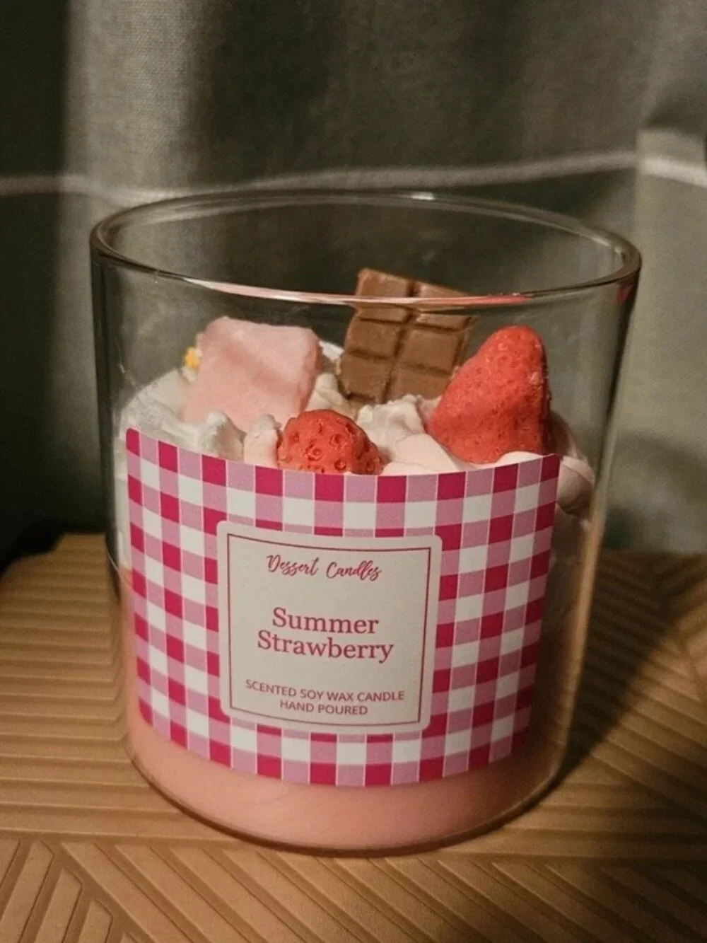Dessert Candles Summer Strawberry 8oz.